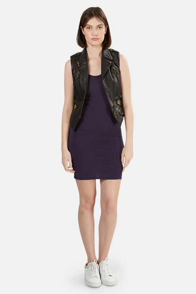 Alexander Wang Leather Vest with Belt