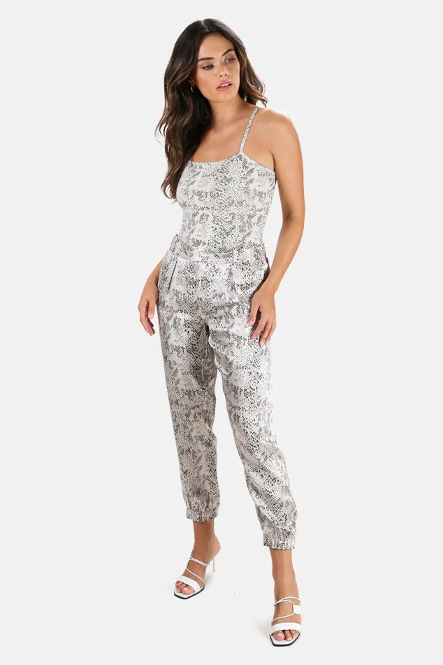 ATM Snake Print Cotton Bodysuit