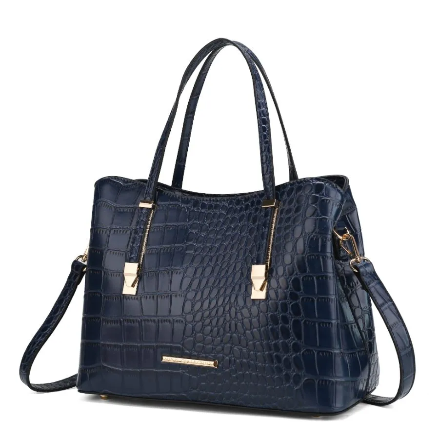 Aurelia Crocodile Embossed Vegan Leather Women’s Tote Bag