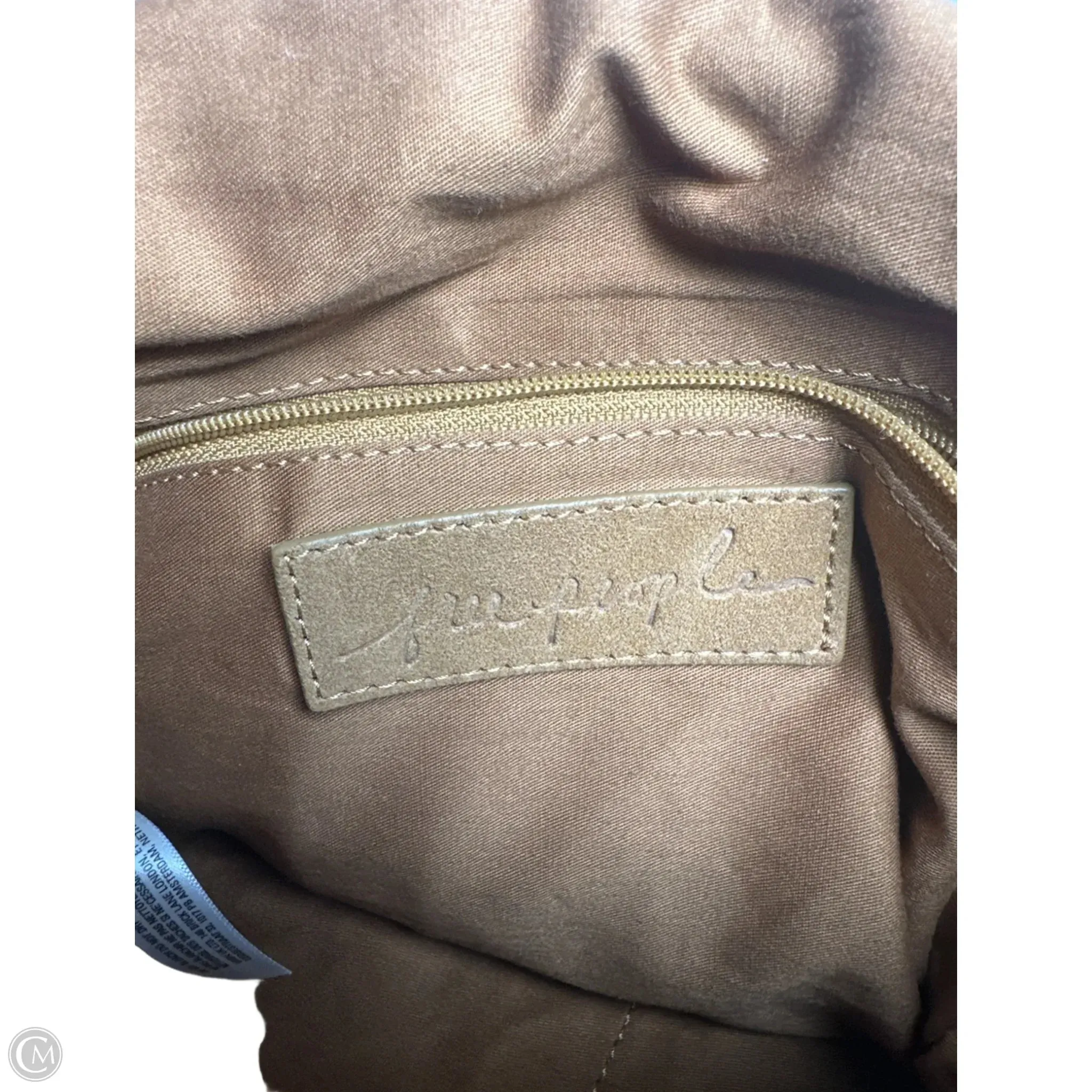 Backpack Leather By Free People, Size: Large