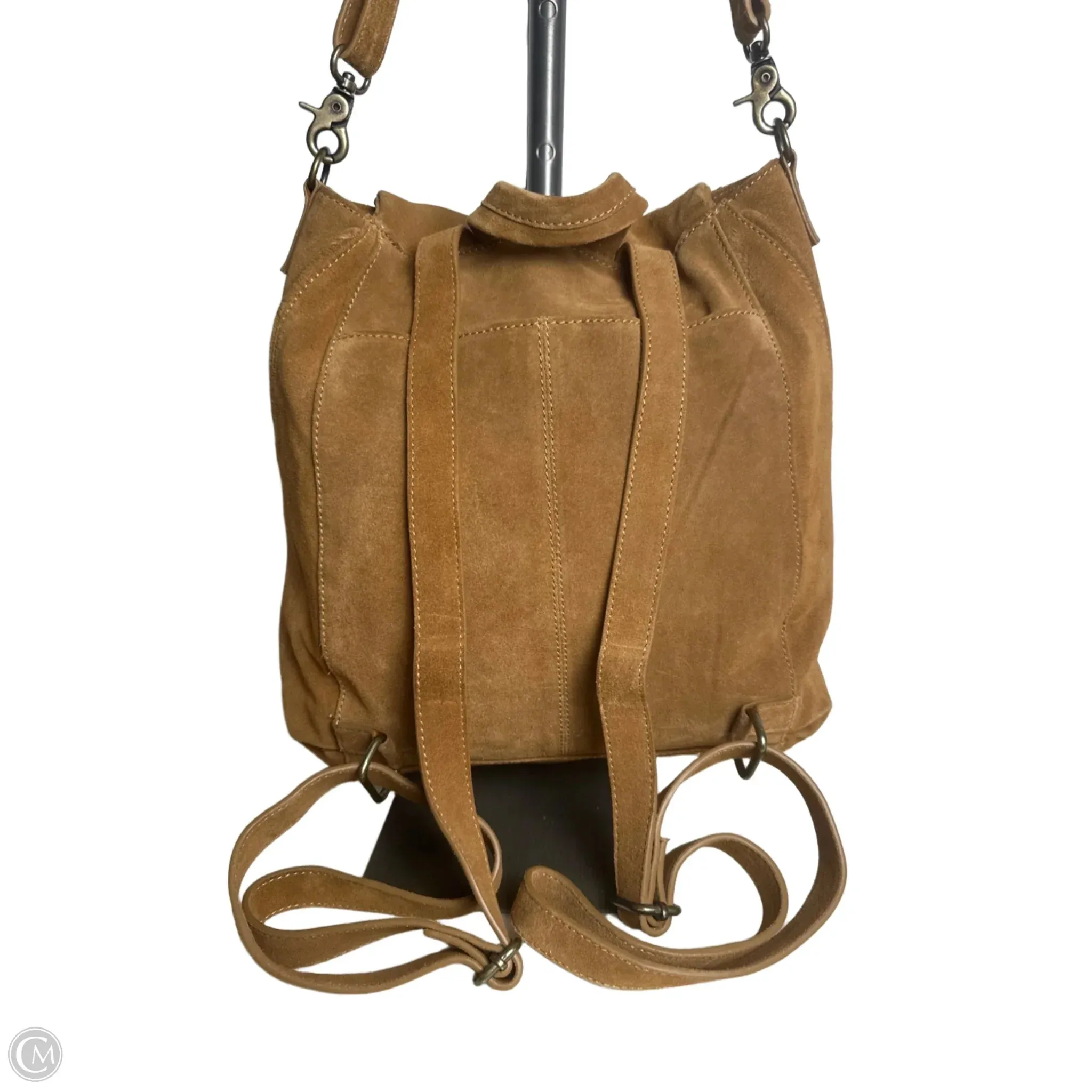 Backpack Leather By Free People, Size: Large