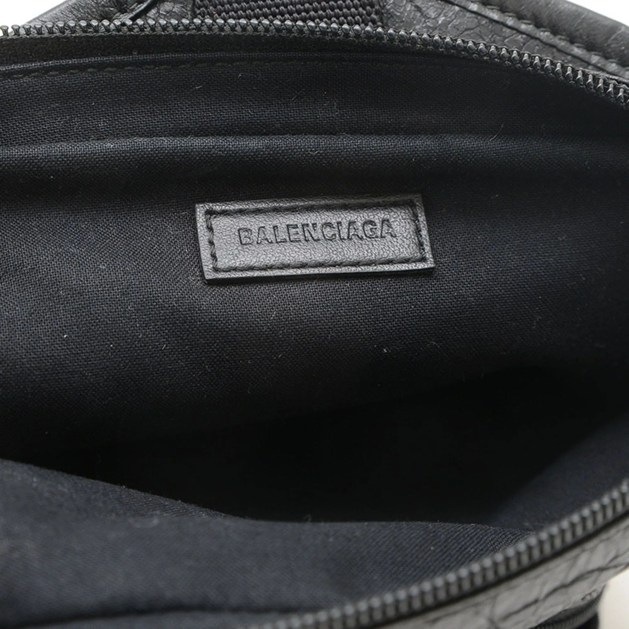 Balenciaga Leather Shoulder Bag Sling Bag (Pre-Owned)