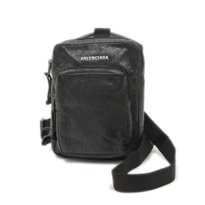 Balenciaga Leather Shoulder Bag Sling Bag (Pre-Owned)