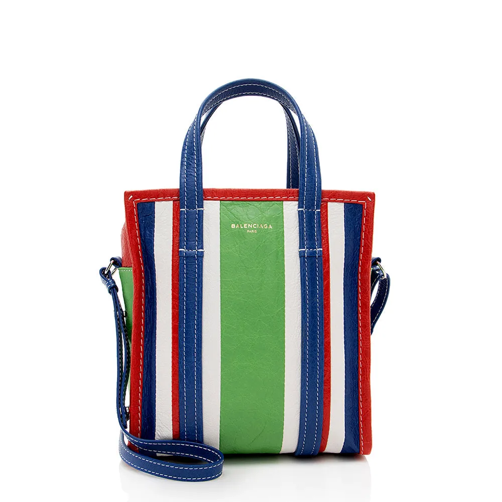 Balenciaga Multicolor Agneau Bazar XS Shopper Tote (SHF-17807)