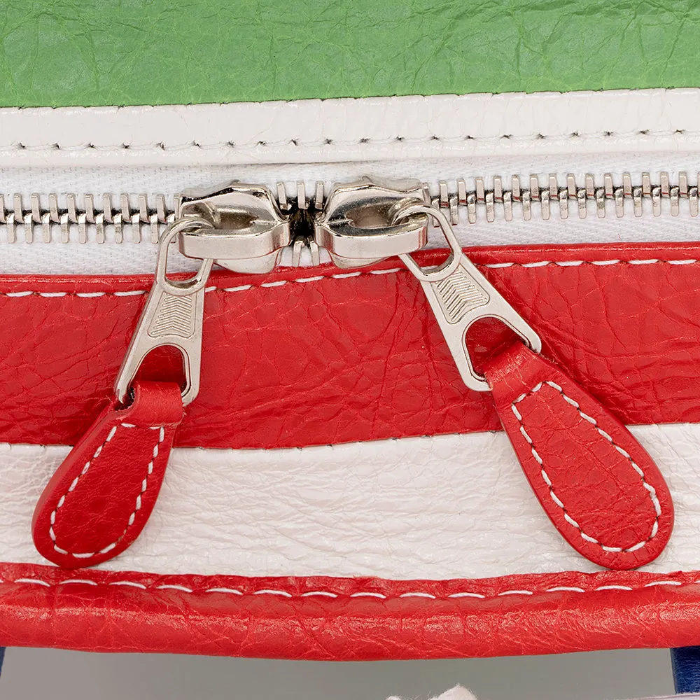 Balenciaga Multicolor Agneau Bazar XS Shopper Tote (SHF-17807)