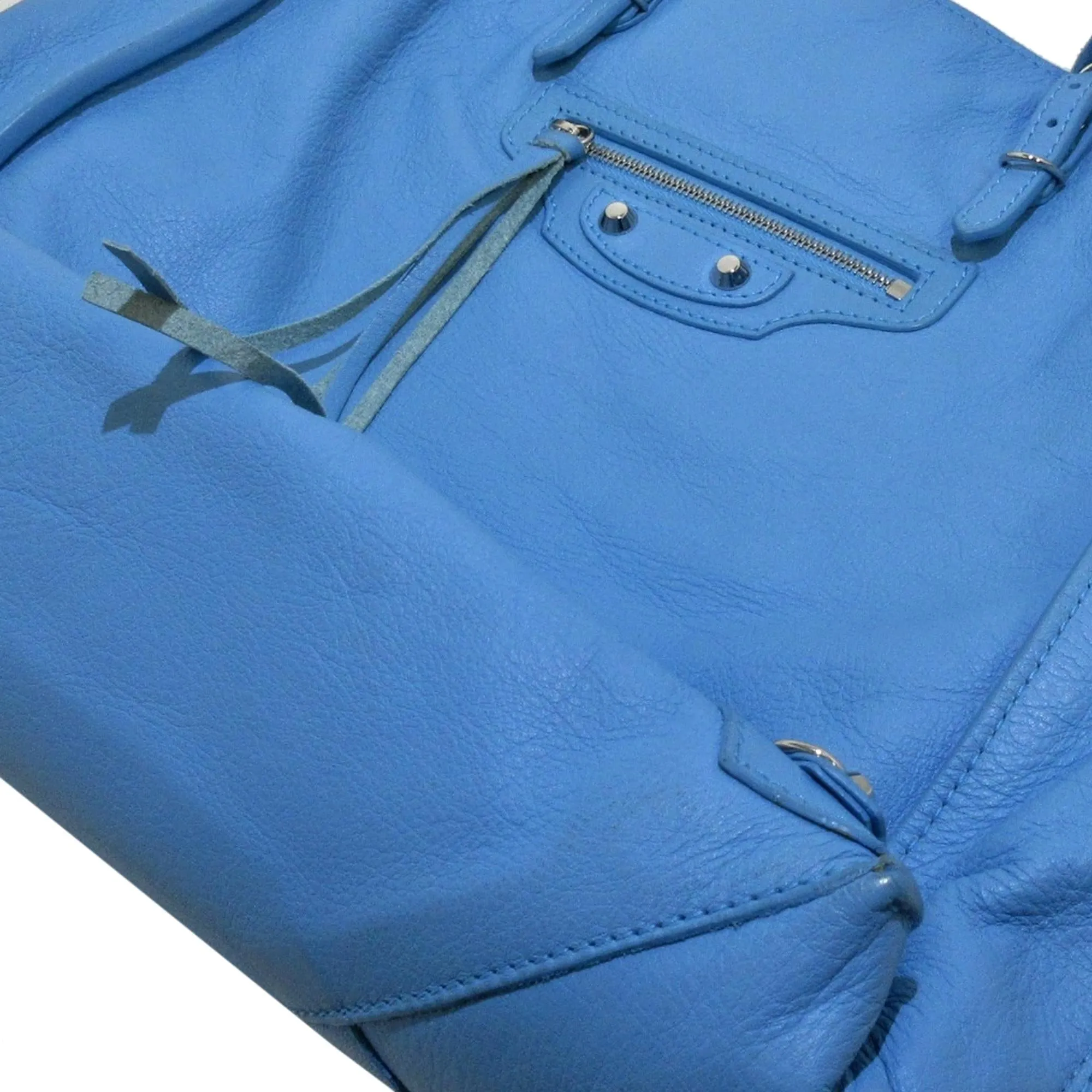 Balenciaga Papier A5 Leather Tote Bag (SHG-jrm6nk)