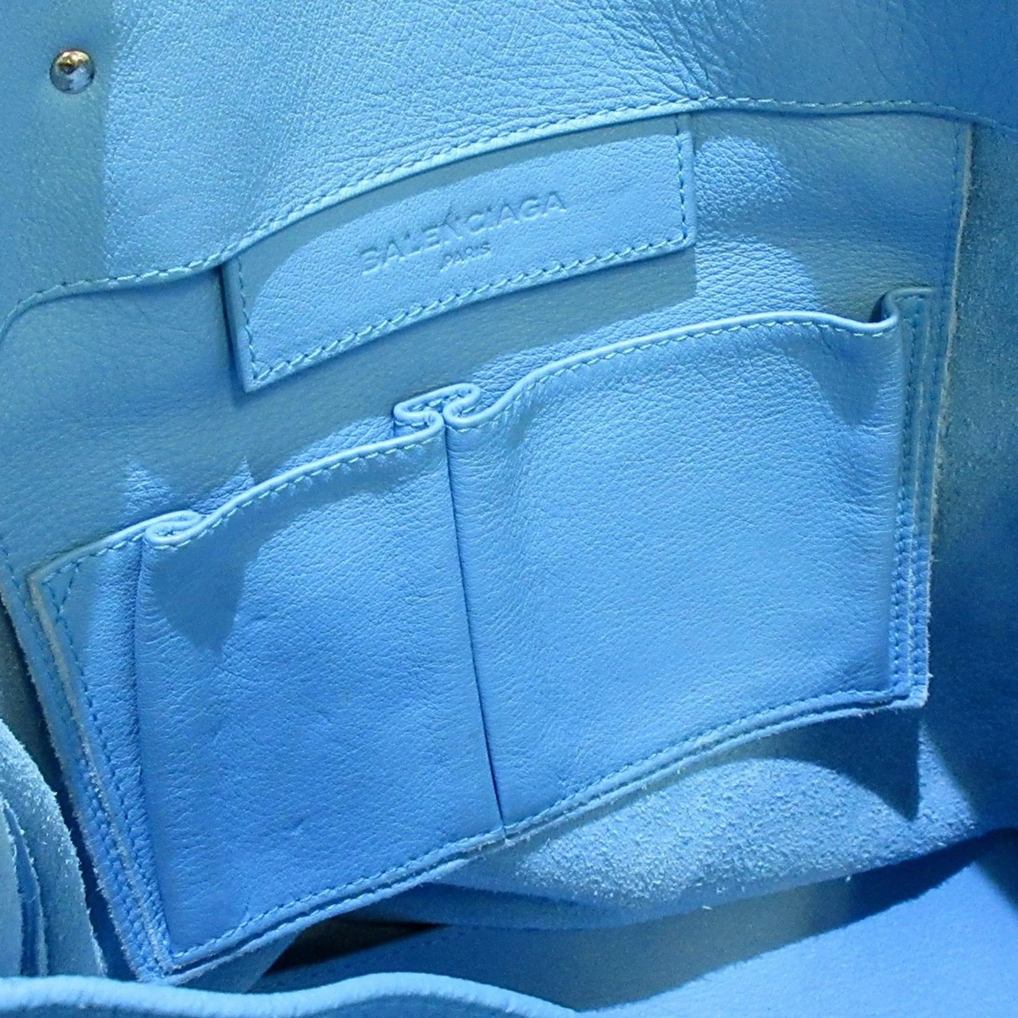 Balenciaga Papier A5 Leather Tote Bag (SHG-jrm6nk)