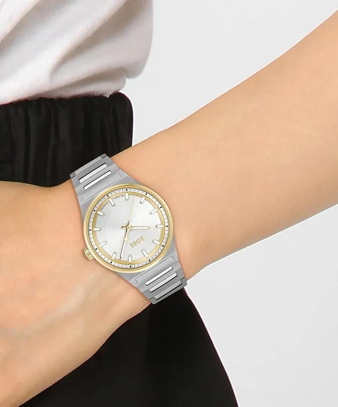 B.O.S.S Analog White Dial Women's Watch