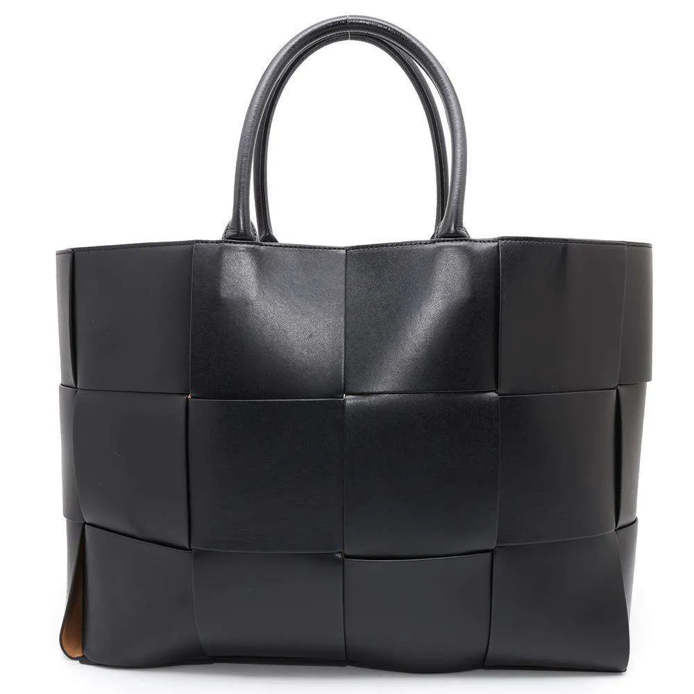 Bottega Veneta alcotote Black608608 Calf Leather Size Large