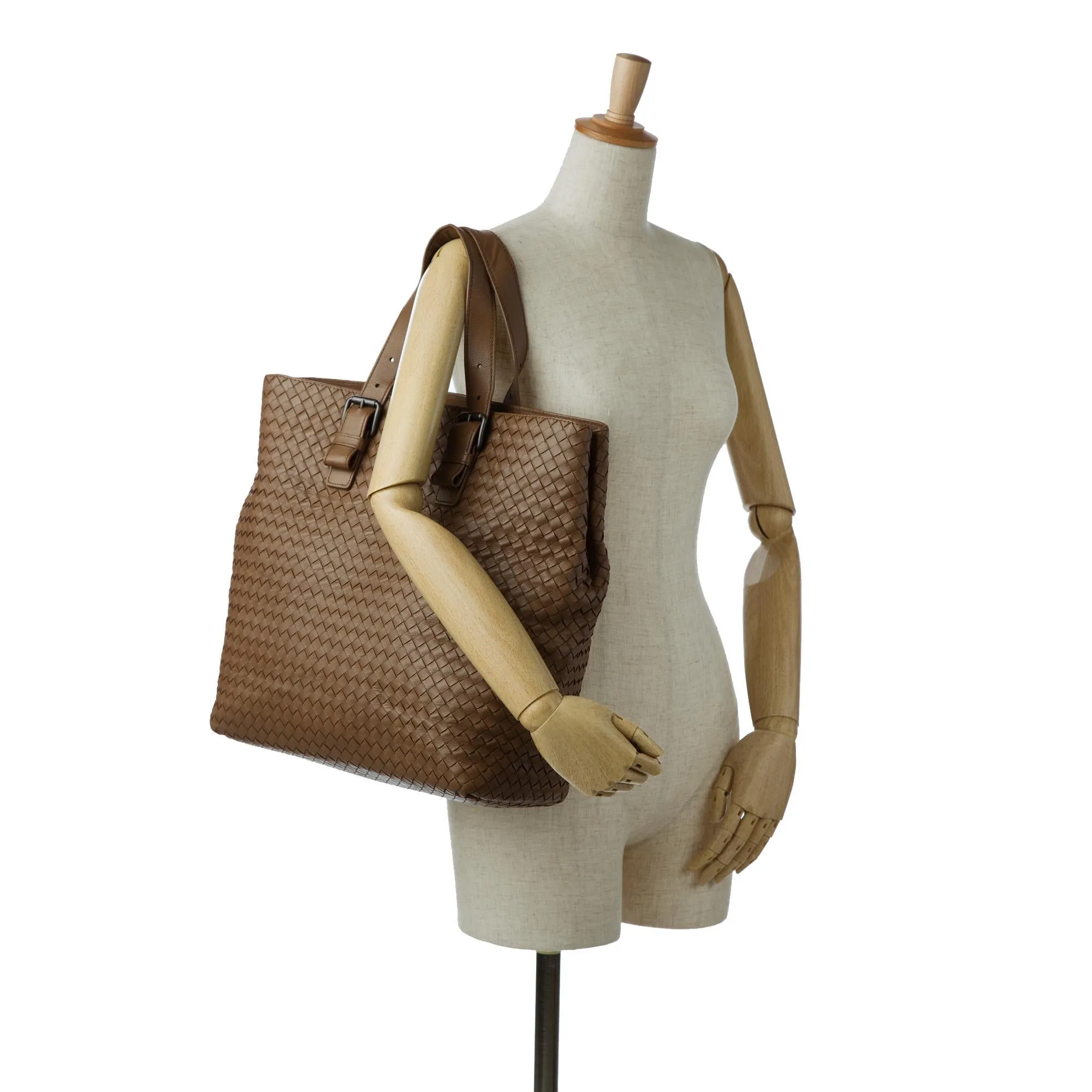 Bottega Veneta Intrecciato Nappa Tote Bag (SHG-52miab)