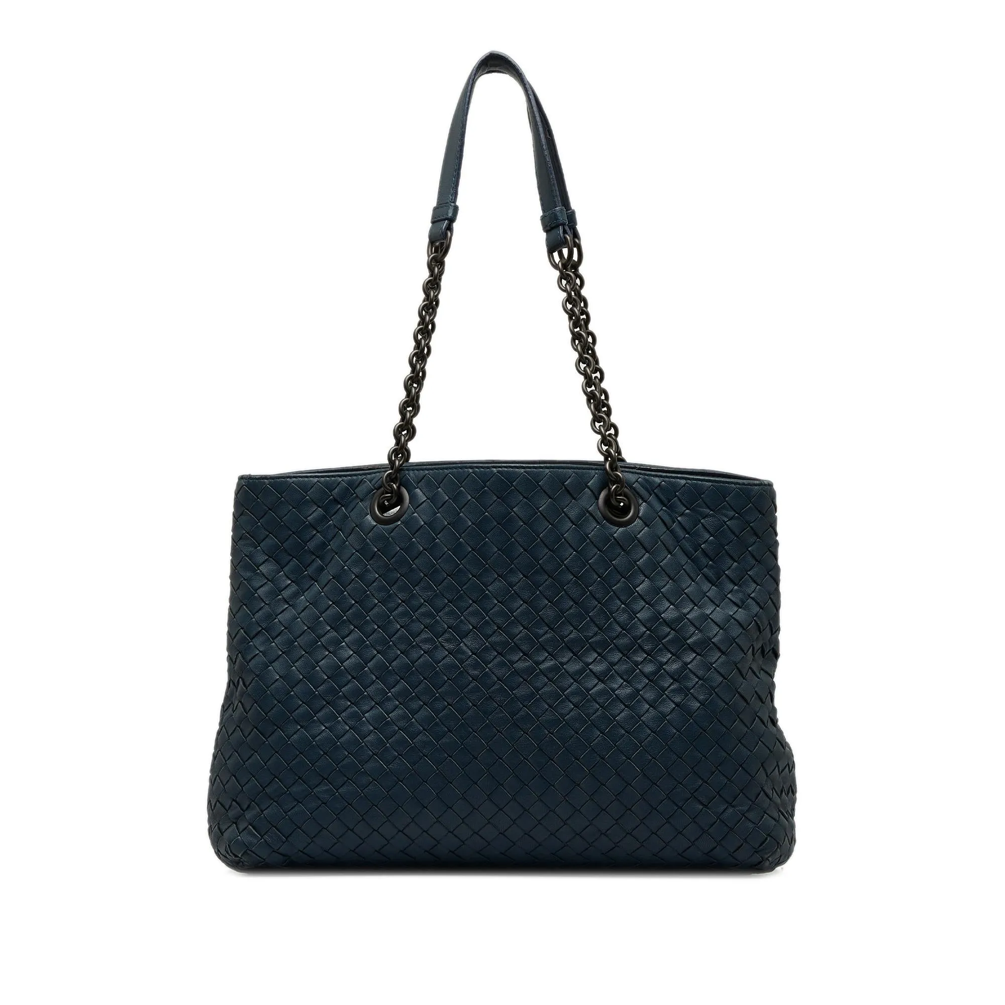 Bottega Veneta Medium Intrecciato Double Chain Tote (SHG-oRcWI3)
