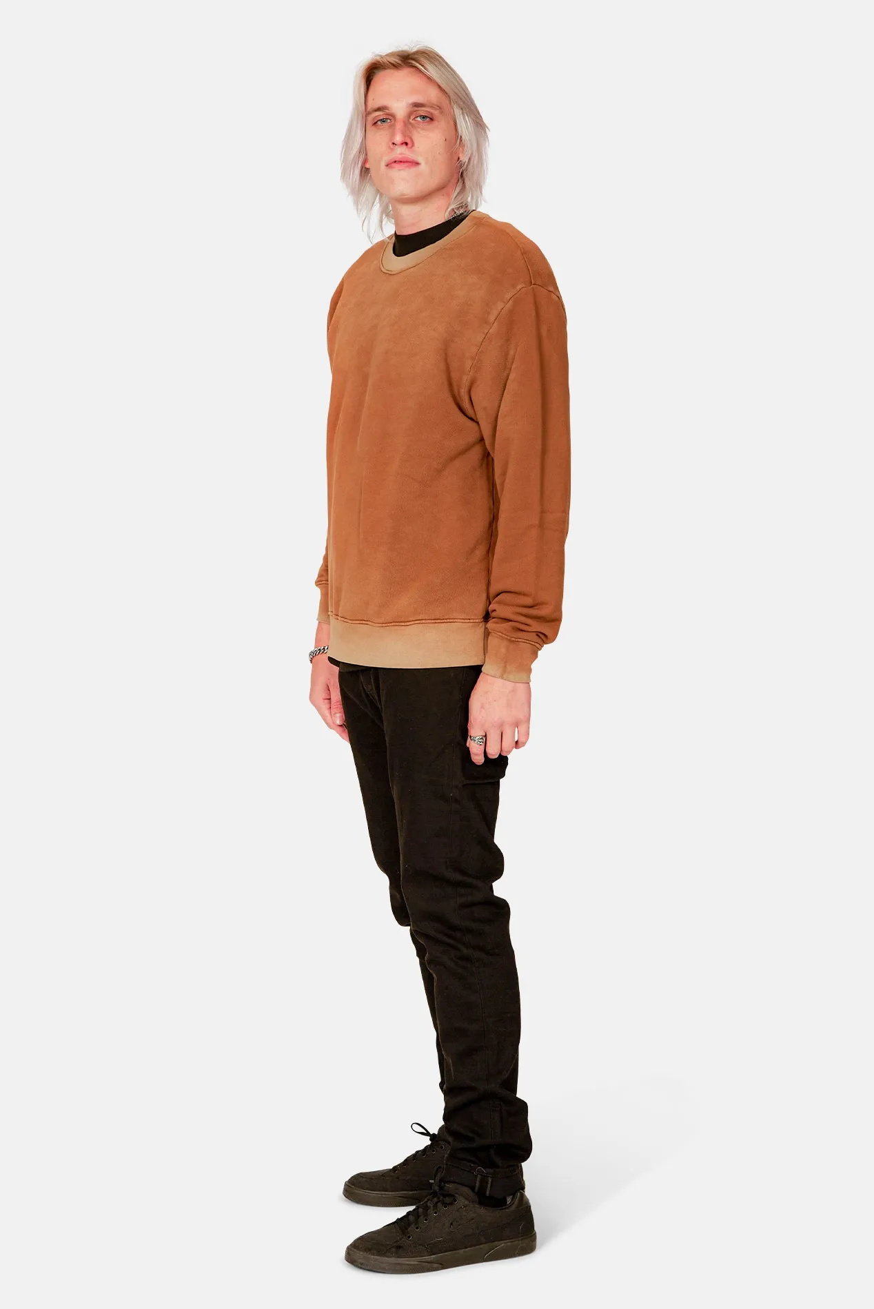 Bronx Crew Sweatshirt Vintage Clay