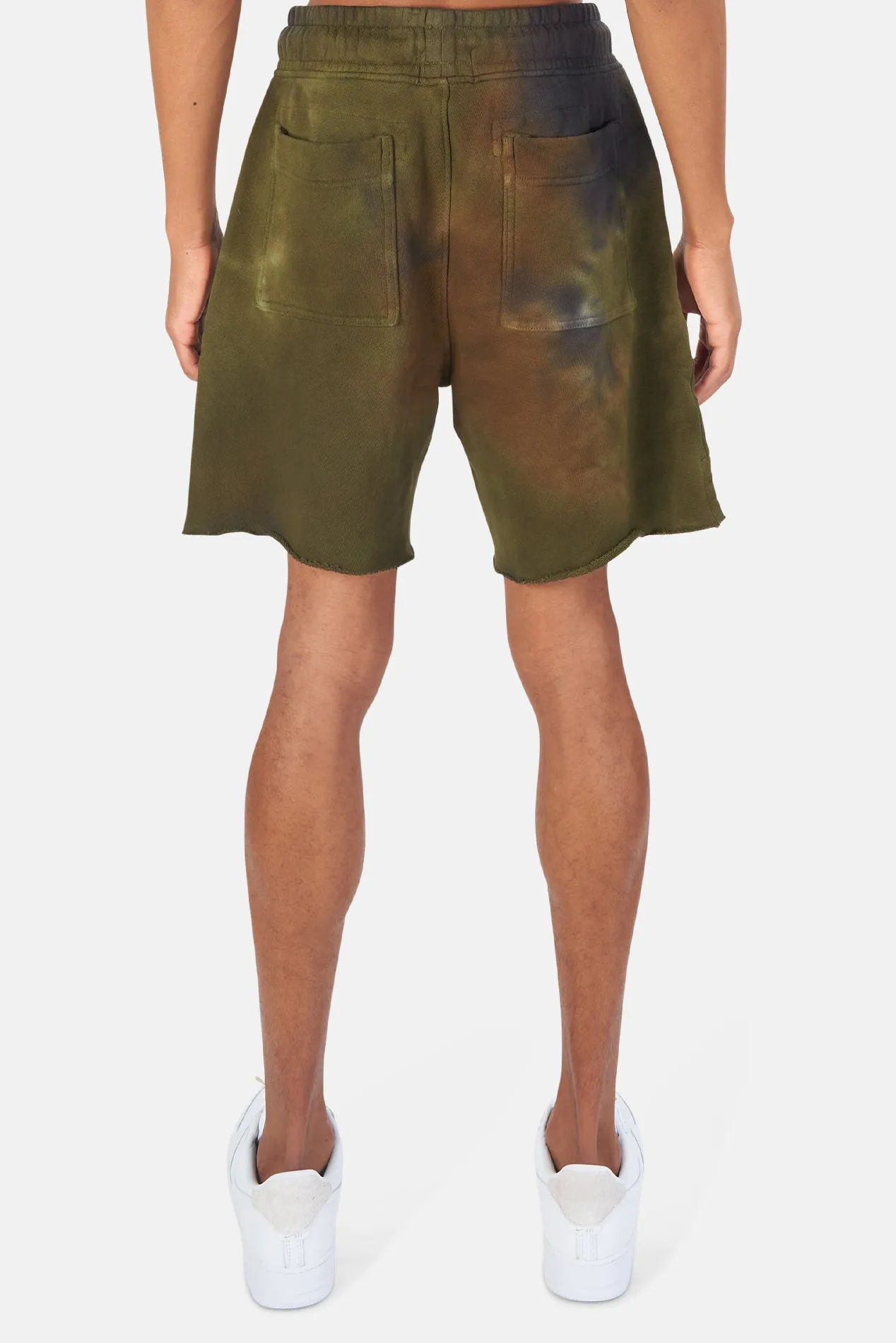 Bronx Zip Shorts Moss Haze