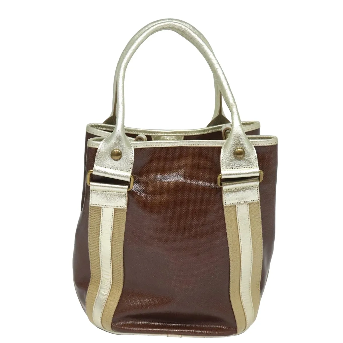 Burberry Brown Canvas Tote Bag ()