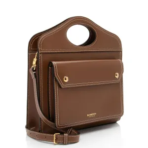 Burberry Calfskin Mini Pocket Tote (SHF-YAkDR3)