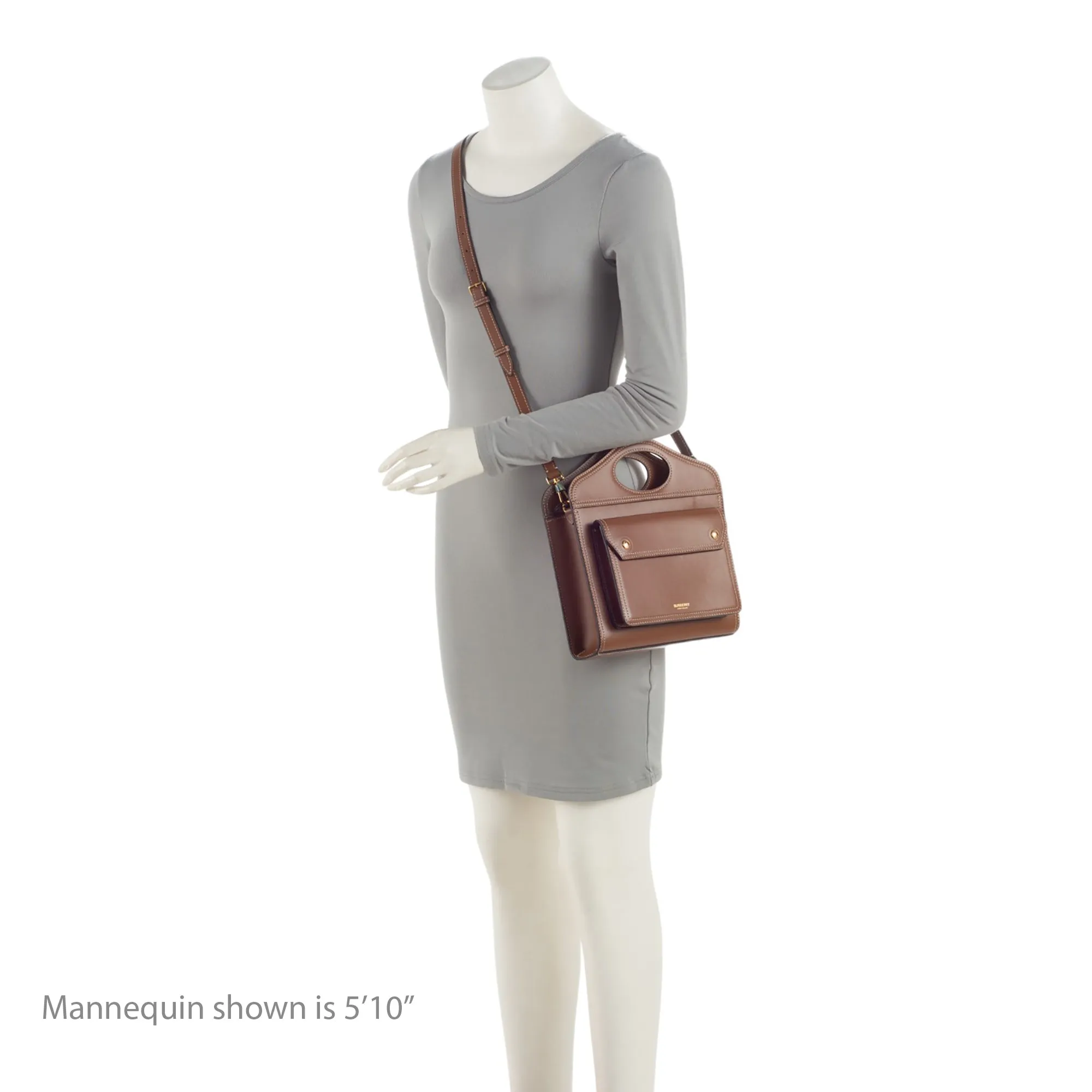 Burberry Calfskin Mini Pocket Tote (SHF-YAkDR3)