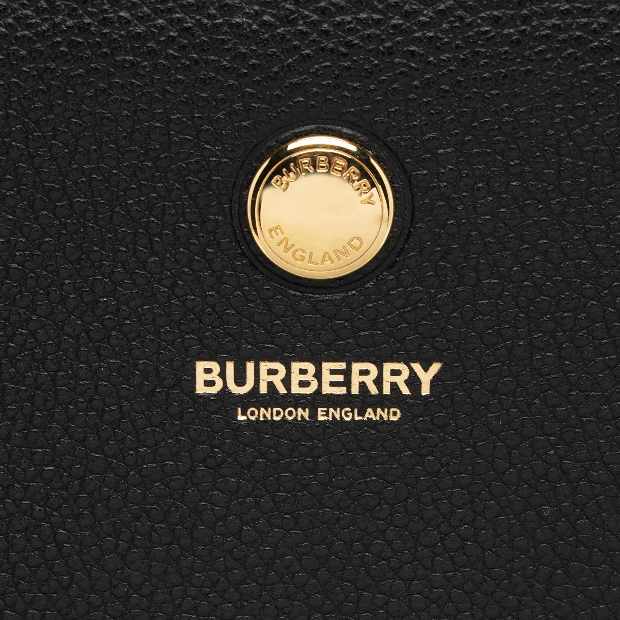 Burberry Calfskin Title Medium Tote (SHF-9V2VK1)