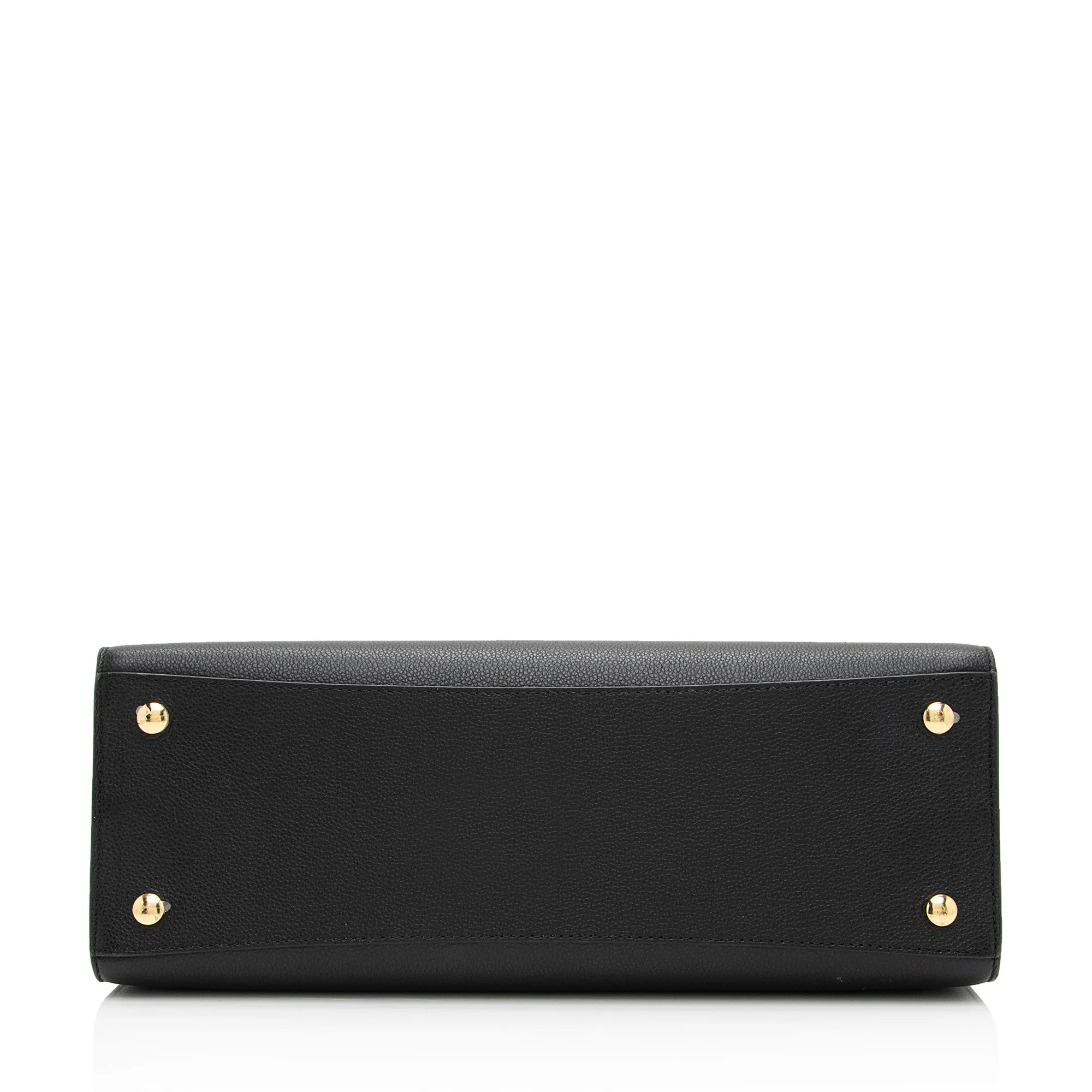 Burberry Calfskin Title Medium Tote (SHF-9V2VK1)