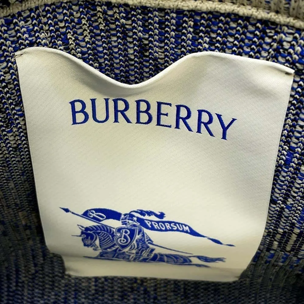 BURBERRY Check knit tote Leiken8090404 Nylon Size Mini