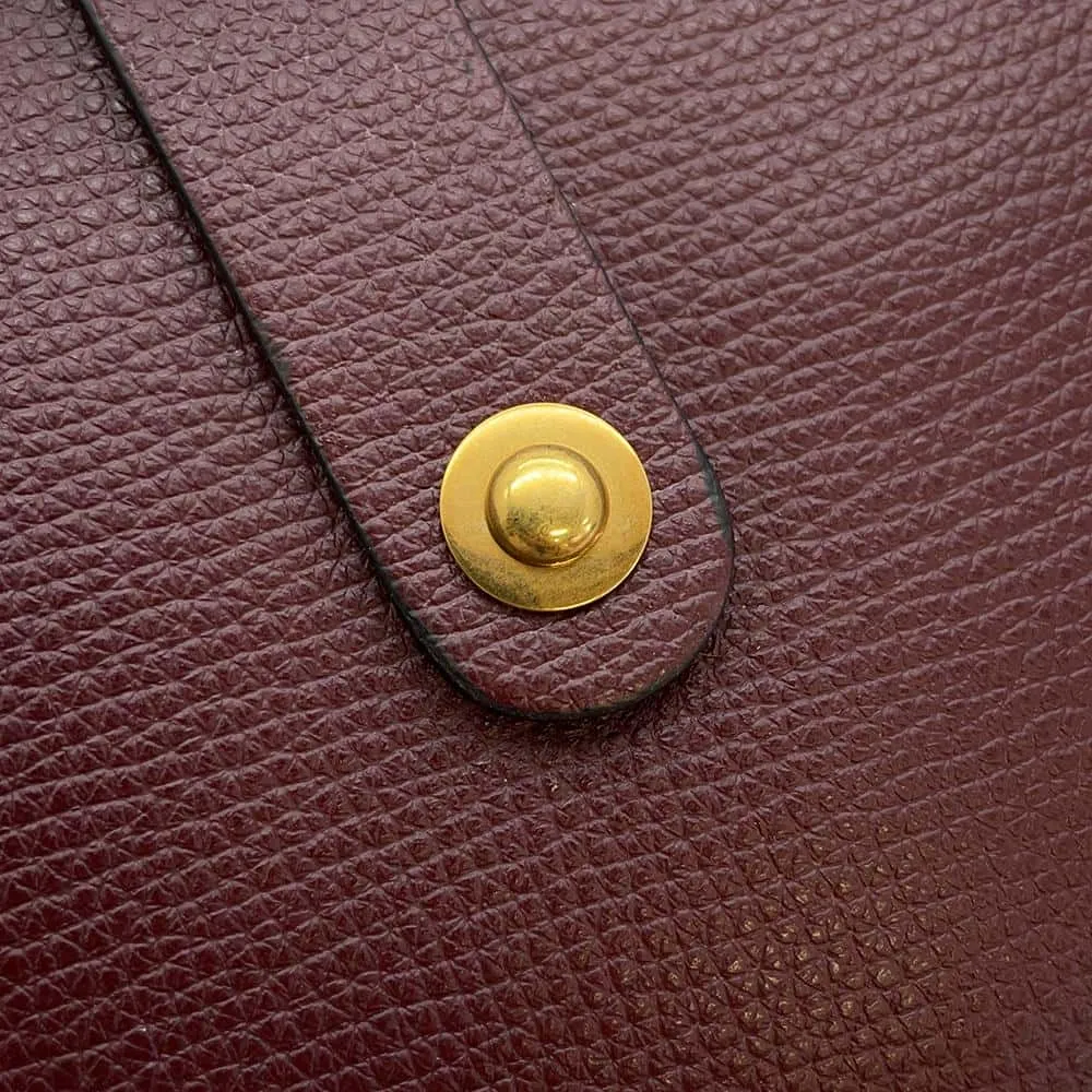 BURBERRY Crest Tote bold Leather