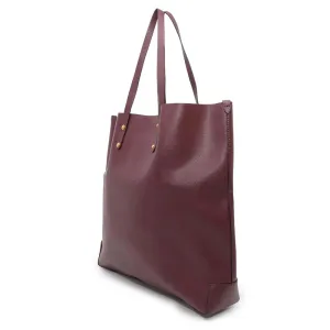 BURBERRY Crest Tote bold Leather
