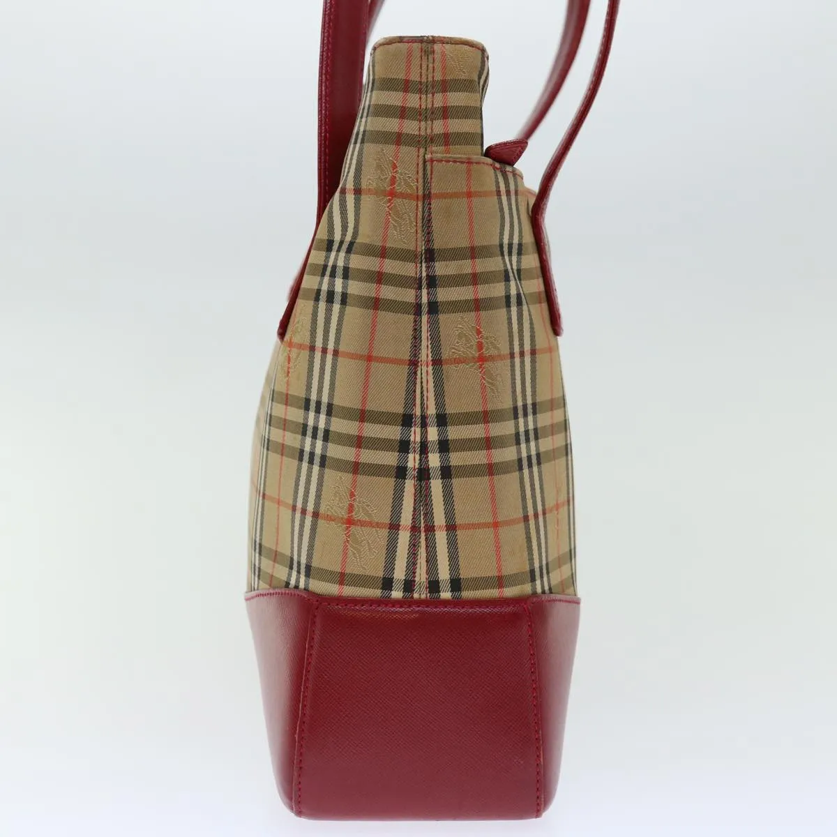 Burberry Haymarket Beige Canvas Tote Bag ()