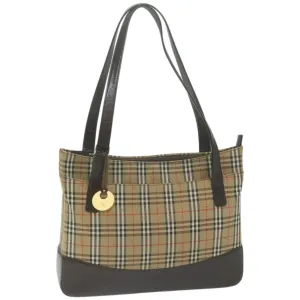 Burberry House Check Beige Canvas Tote Bag ()