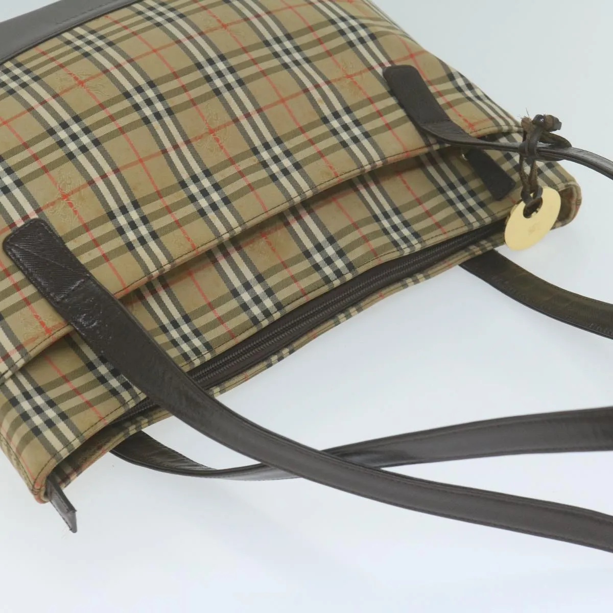 Burberry House Check Beige Canvas Tote Bag ()