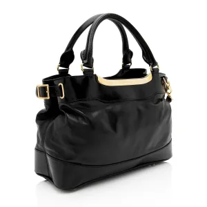 Burberry Lambskin Hepburn Convertible Tote (SHF-FHPl7M)