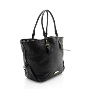 Burberry Lambskin Salisbury Bridle Medium Tote (SHF-aGNSFX)