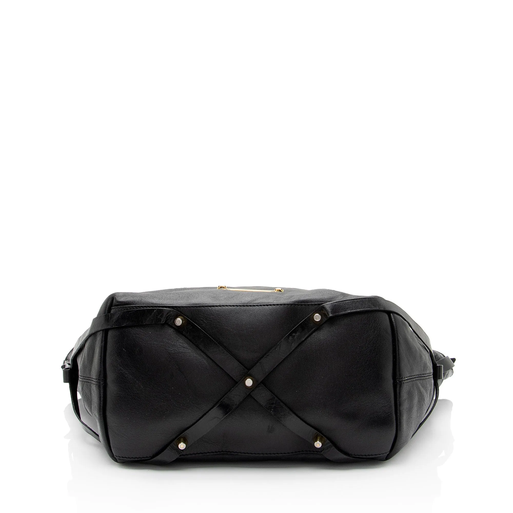 Burberry Lambskin Salisbury Bridle Medium Tote (SHF-aGNSFX)