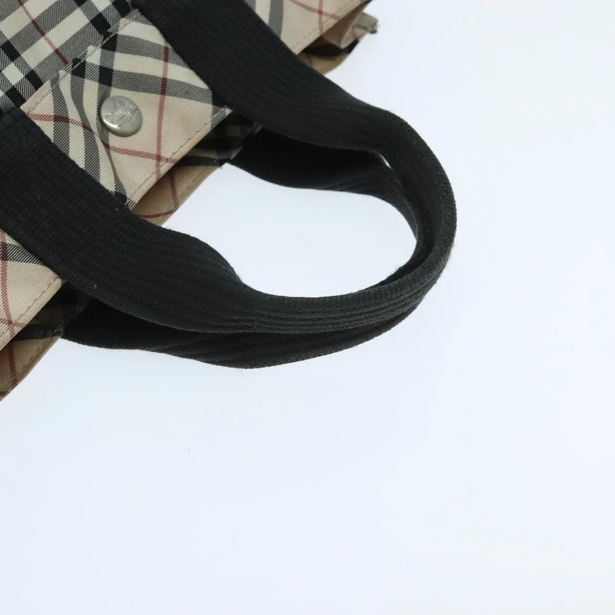 Burberry Nova Check  Synthetic Tote Bag (Pre-Owned)