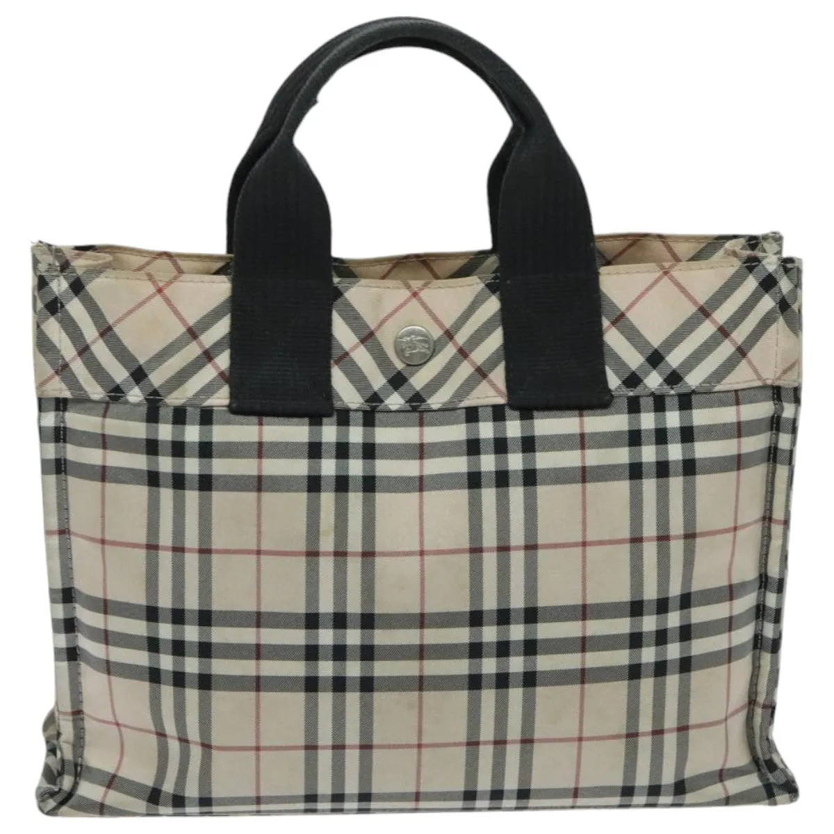 Burberry Nova Check  Synthetic Tote Bag (Pre-Owned)