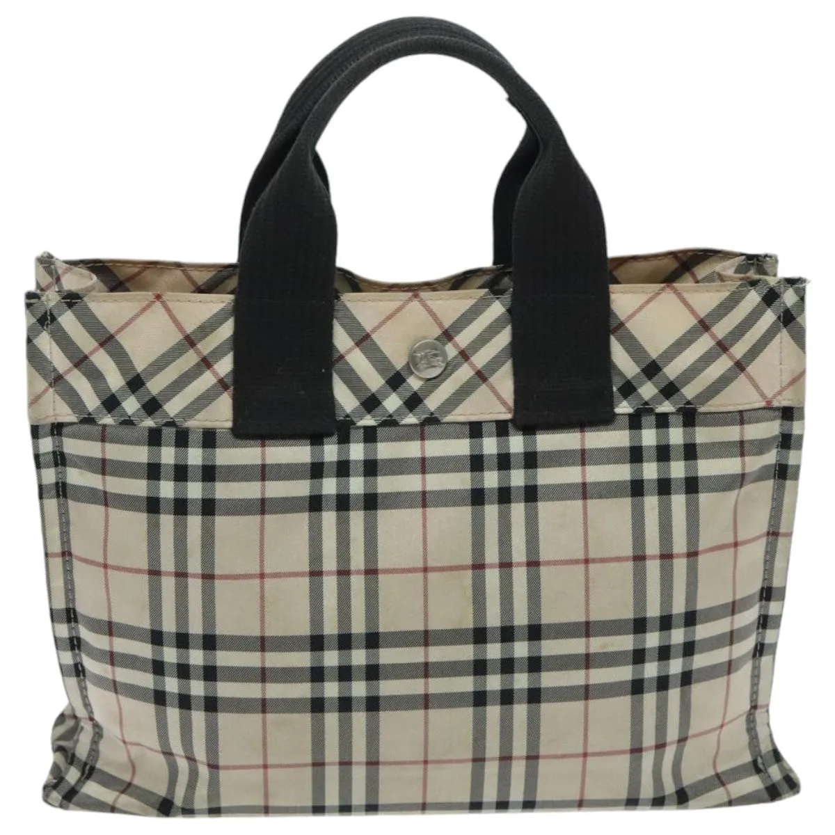 Burberry Nova Check  Synthetic Tote Bag (Pre-Owned)