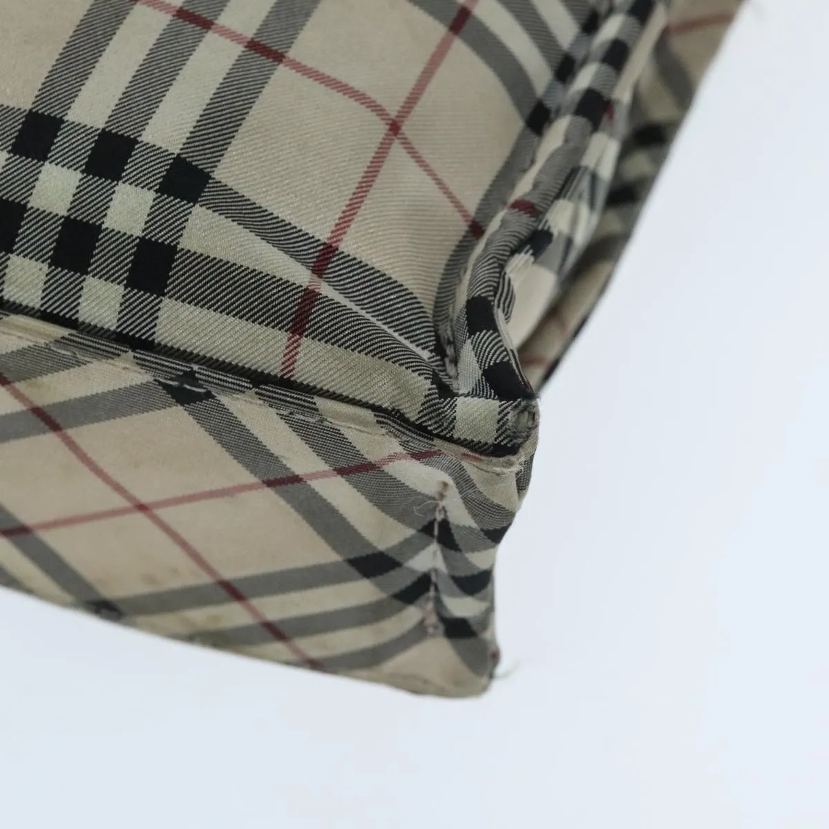 Burberry Nova Check  Synthetic Tote Bag (Pre-Owned)