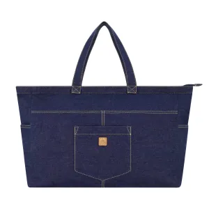 C & C California Multi Pocket Denim Tote