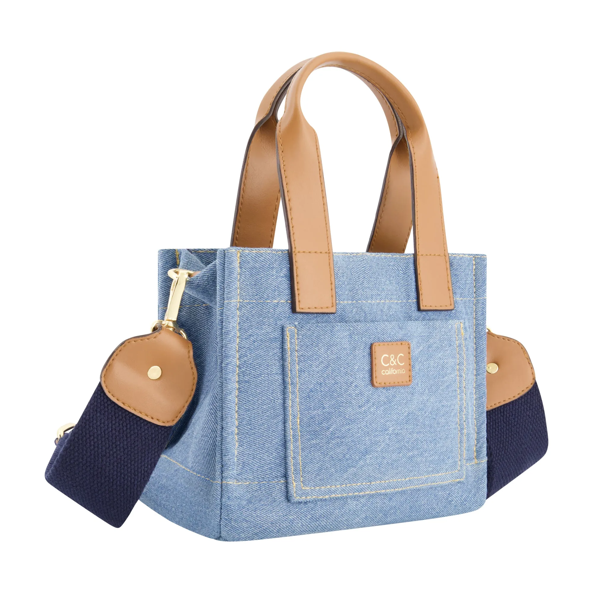 C & C California Small Denim Tote