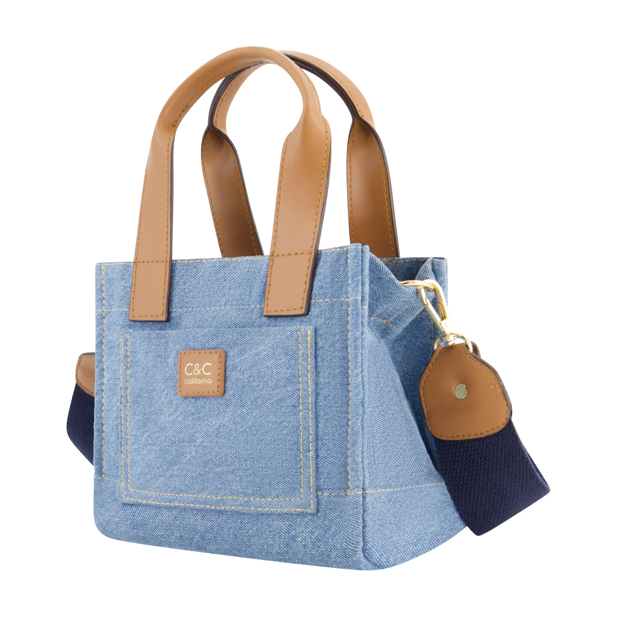 C & C California Small Denim Tote