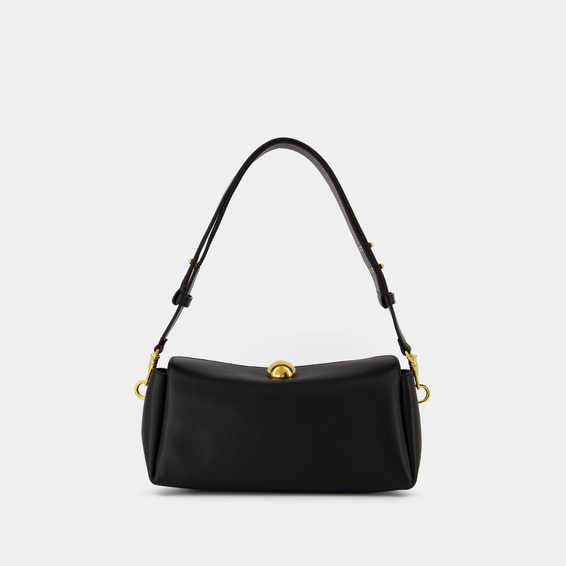 Carrousel Bag Crossbody - AMI Paris - Lambskin - Black