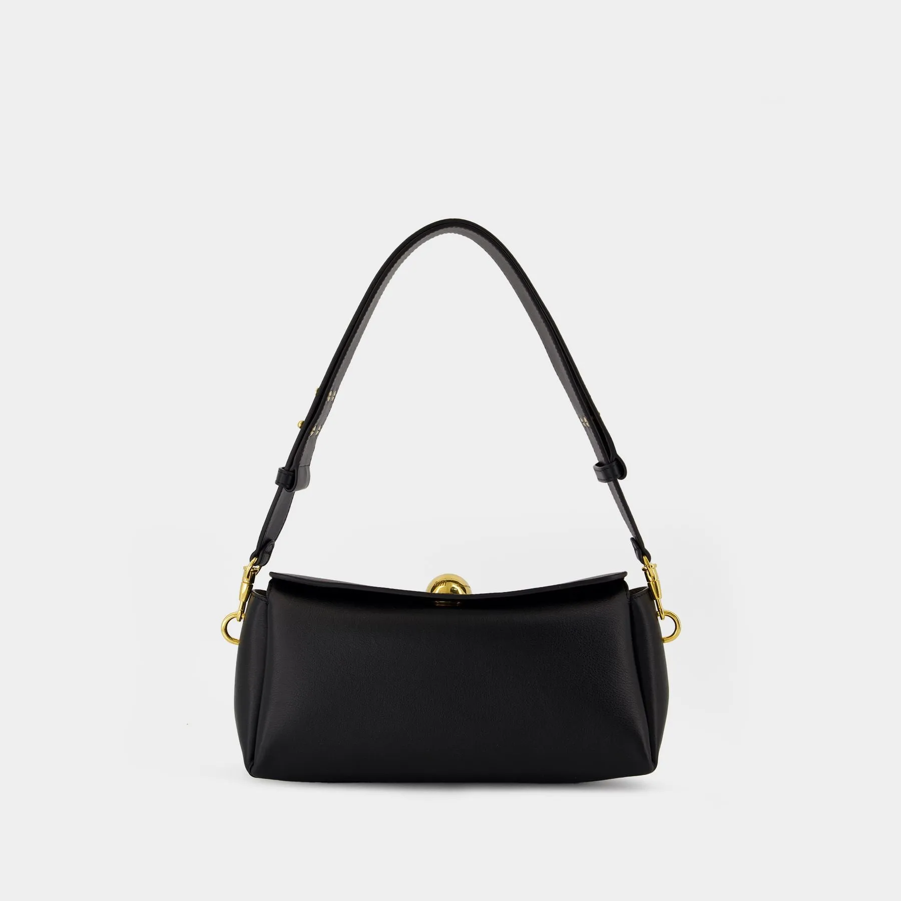 Carrousel Bag Crossbody - AMI Paris - Lambskin - Black