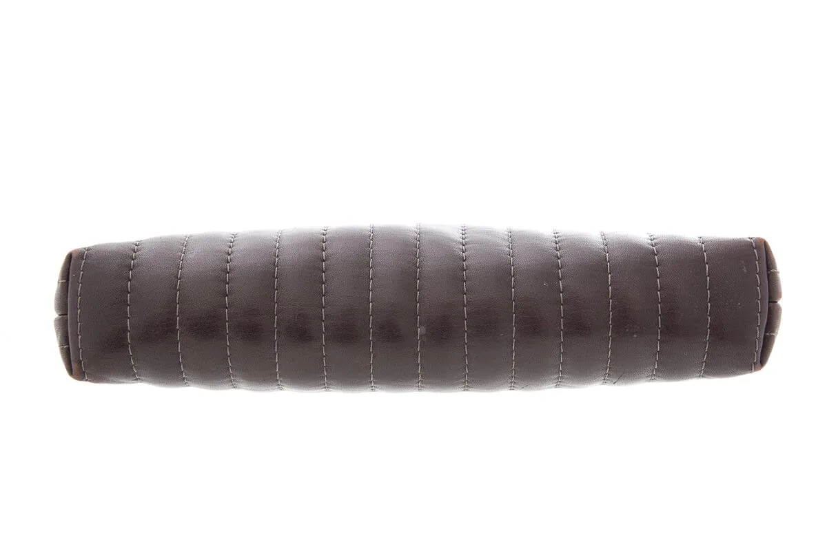 Chanel Vintage Brown Clutch