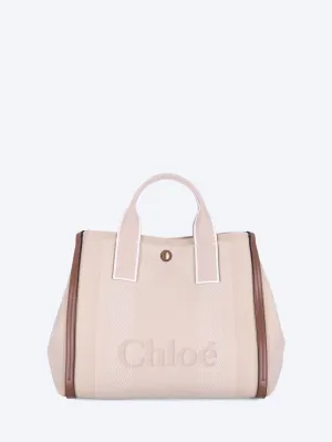 Chloe carry cotton medium tote bag