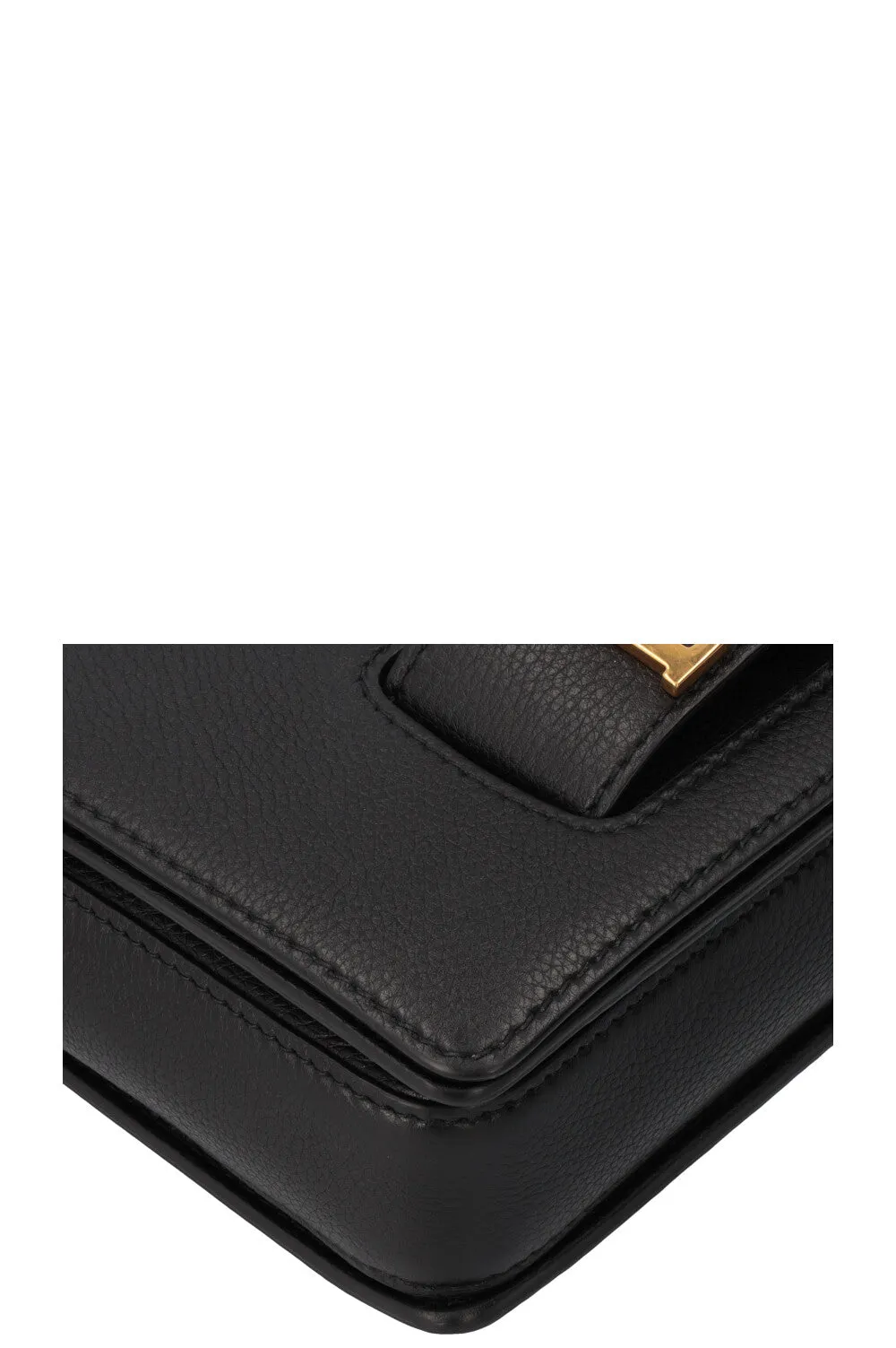 CHRISTIAN DIOR Dio(R)evolution Clutch Bag Leather Black