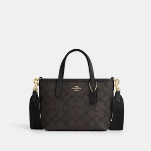 C.O.A.C.H City Mini Tote Bag In Signature Canvas