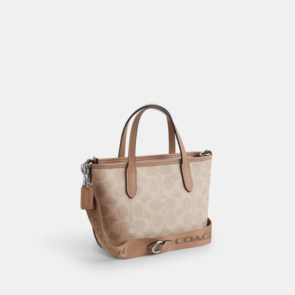 C.O.A.C.H City Mini Tote Bag In Signature Canvas