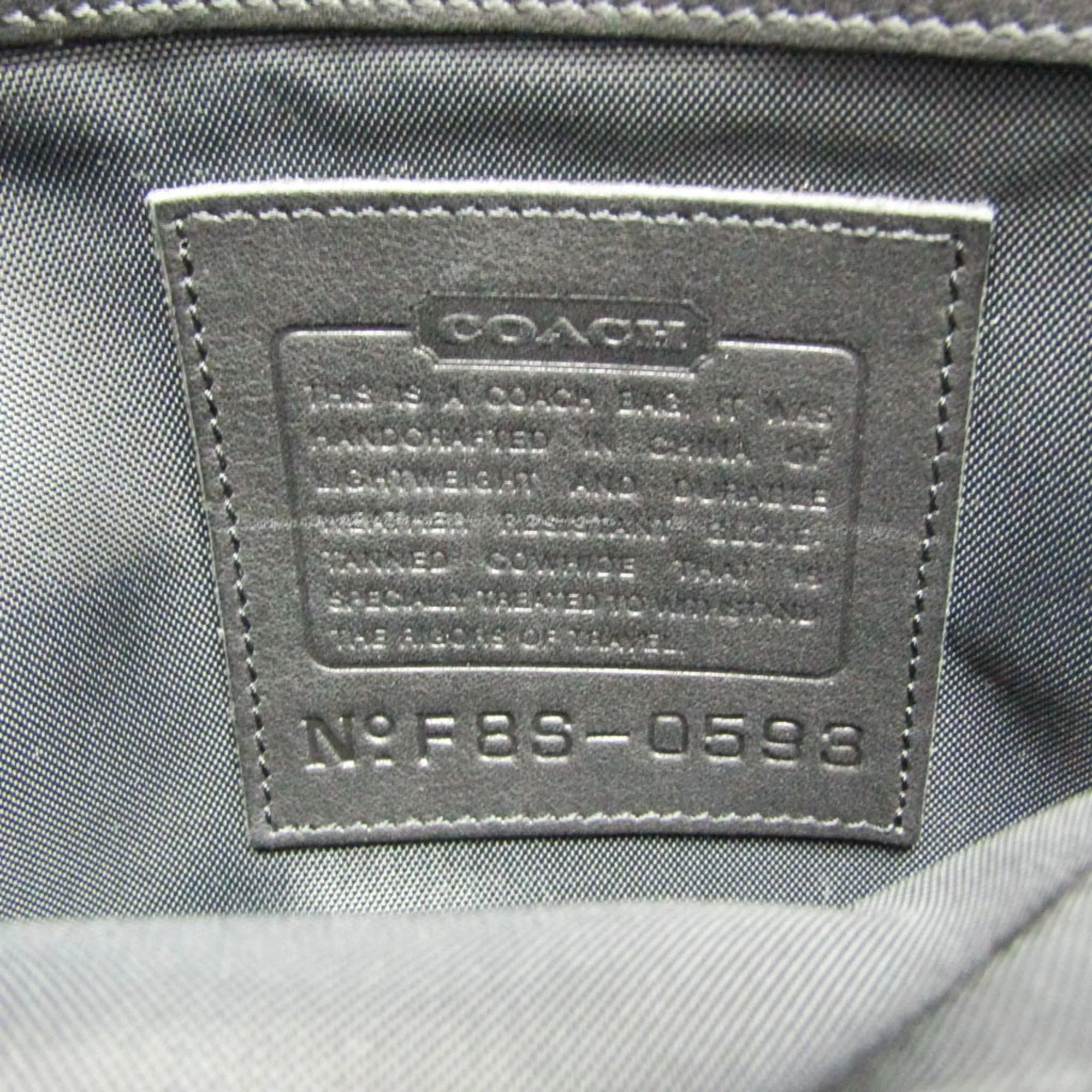 Coach  Leather Shopper Bag (Pre-Owned)