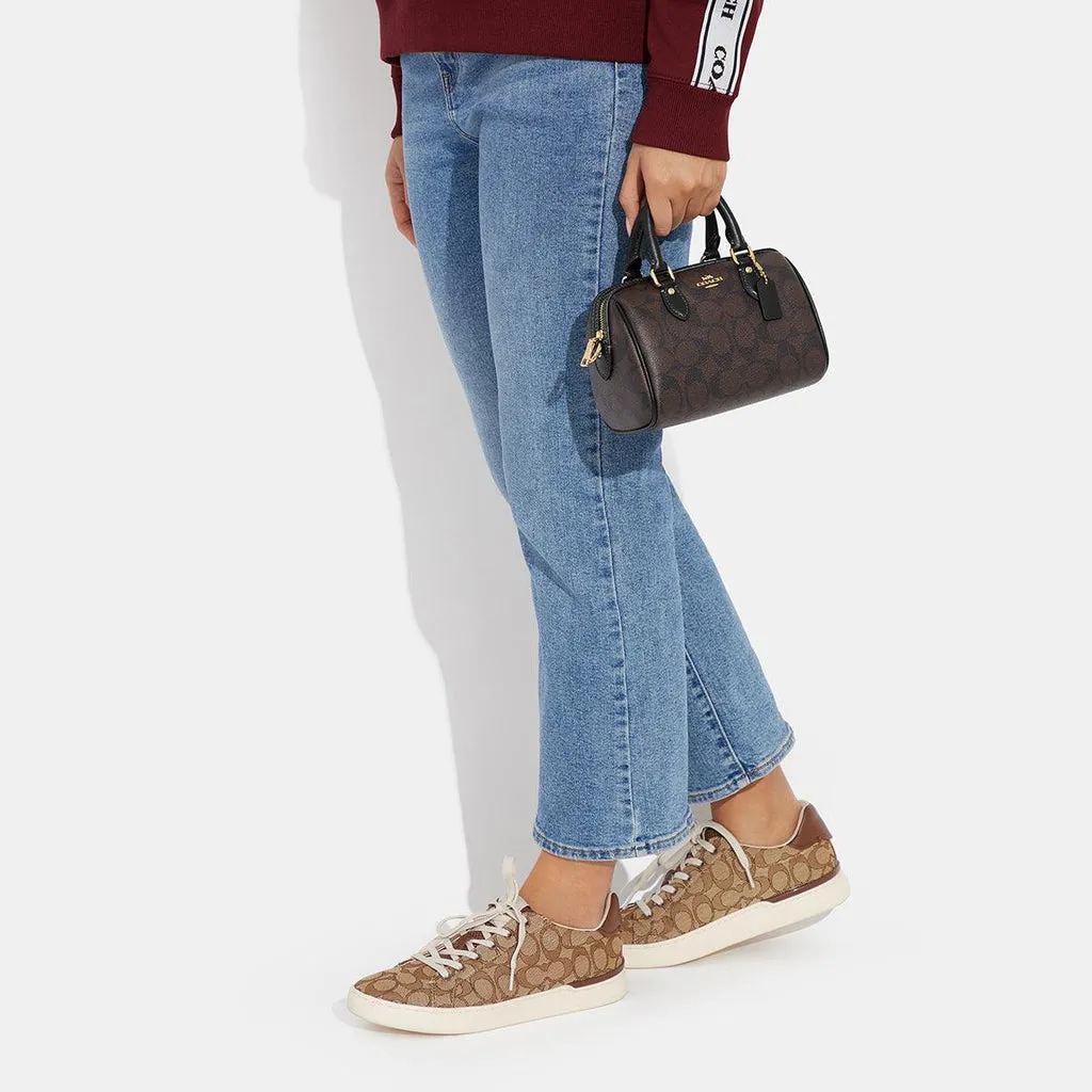 C.O.A.C.H Mini Rowan Crossbody In Signature Canvas