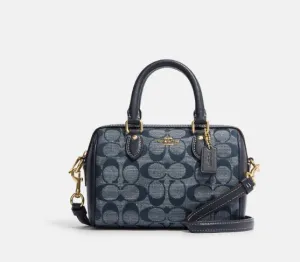 C.O.A.C.H Mini Rowan Crossbody In Signature Canvas