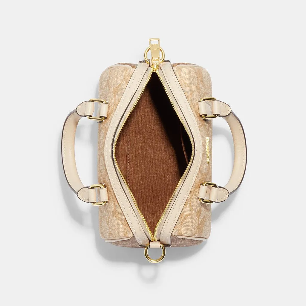 C.O.A.C.H Mini Rowan Crossbody In Signature Canvas
