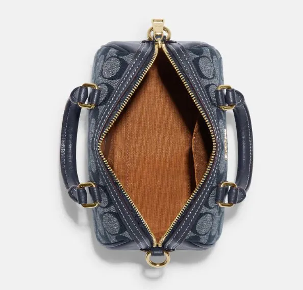 C.O.A.C.H Mini Rowan Crossbody In Signature Canvas